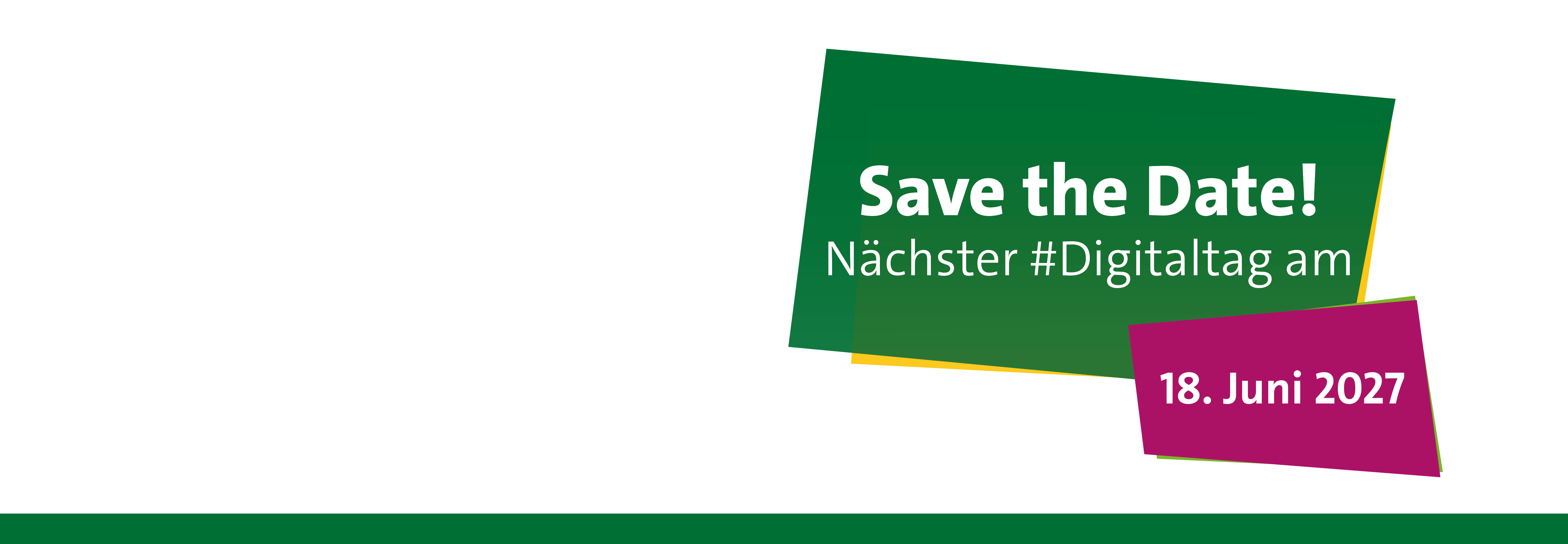 Header: Save the Date! Nächster Digitaltag am 18. Juni 2027